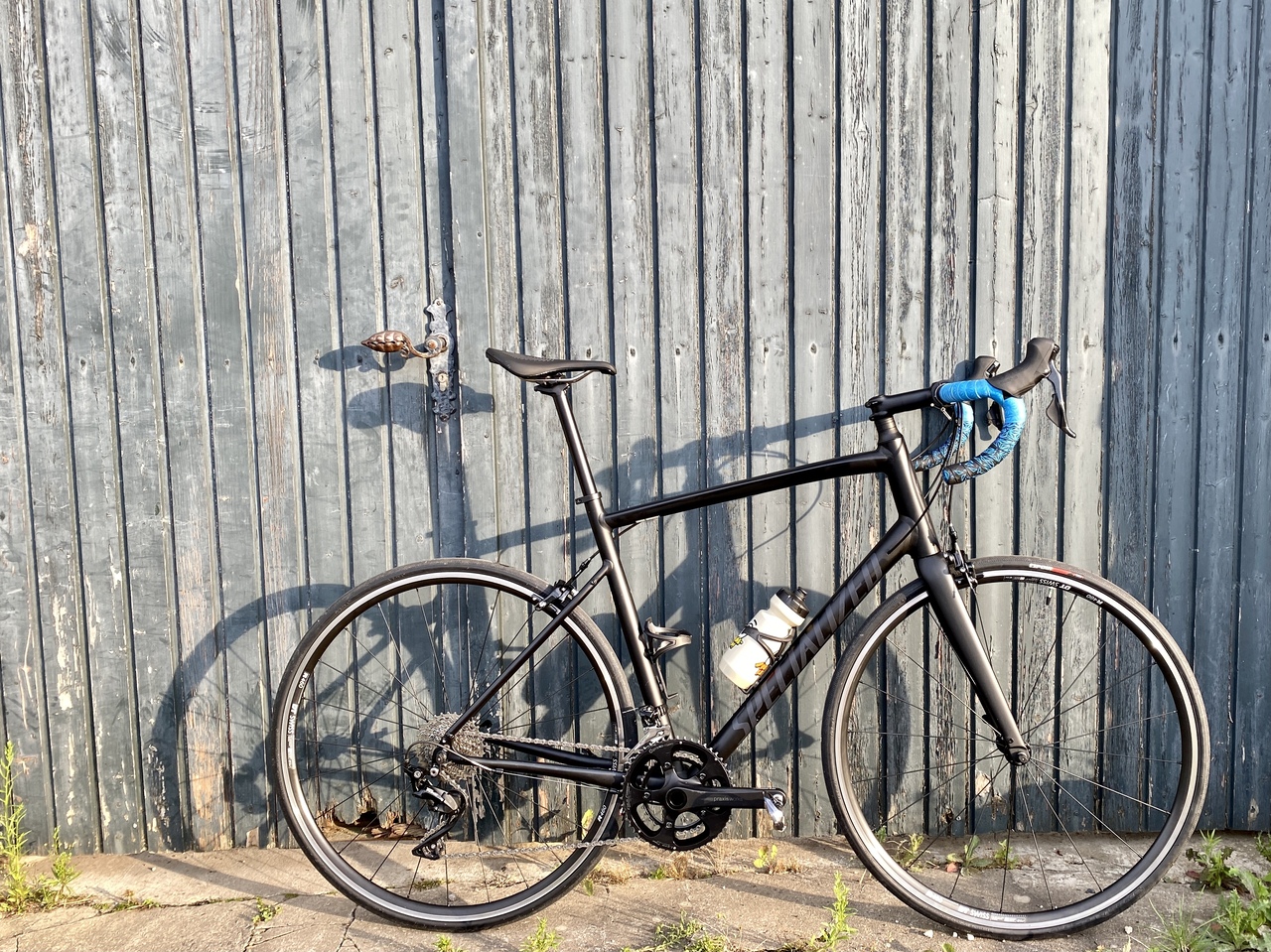 First real outdoor ride, original setup.