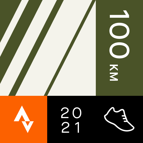 Strava 100k per month