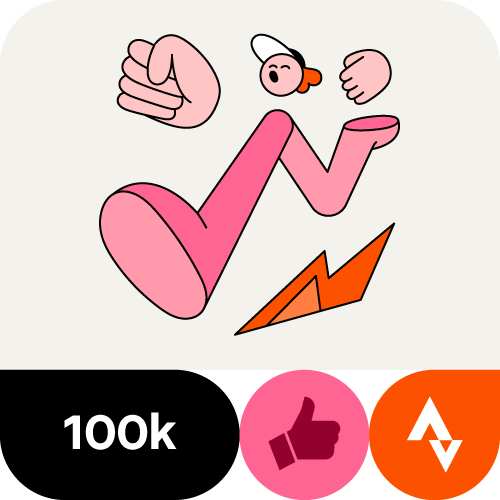 Strava 100k per month