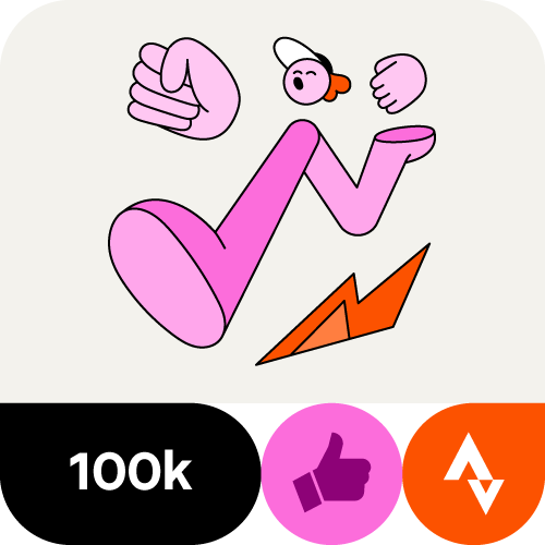 Strava 100k per month