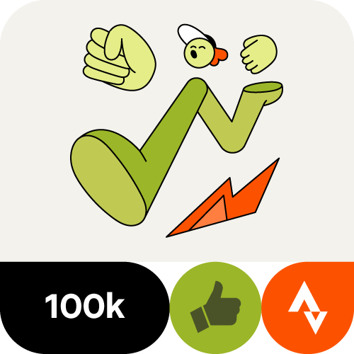 Strava 100k per month