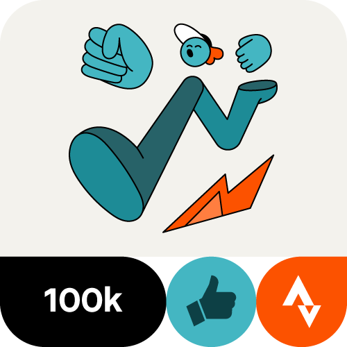 Strava 100k per month