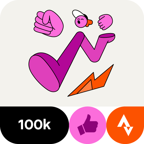 Strava 100k per month