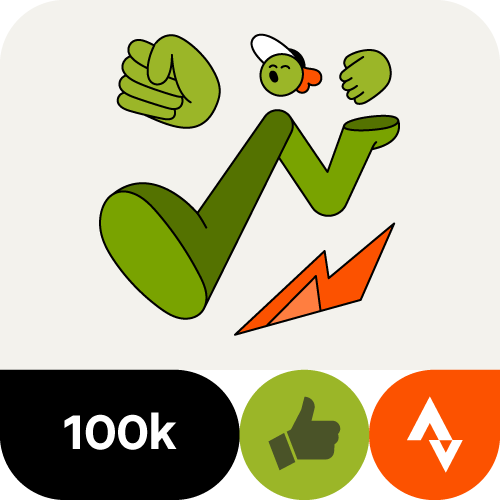 Strava 100k per month
