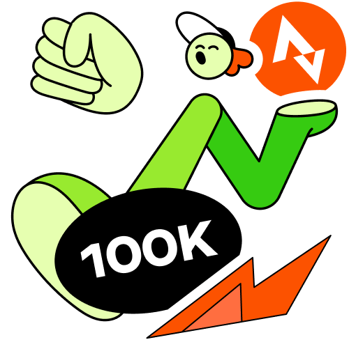 Strava 100k per month
