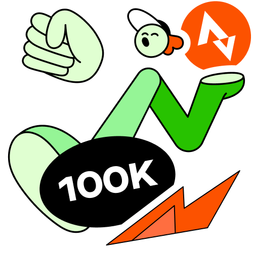 Strava 100k per month