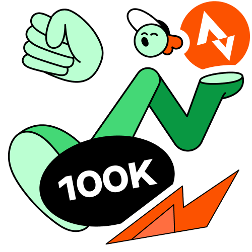 Strava 100k per month