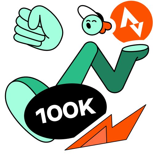 Strava 100k per month