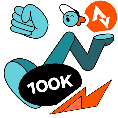 Strava 100k per month