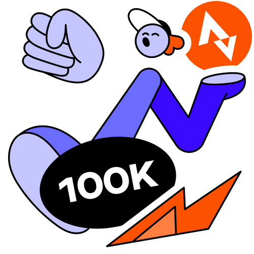 Strava 100k per month