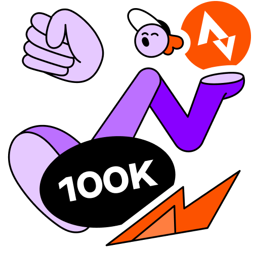 Strava 100k per month
