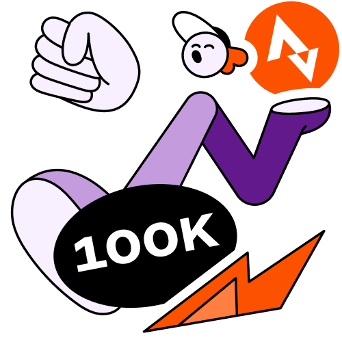 Strava 100k per month