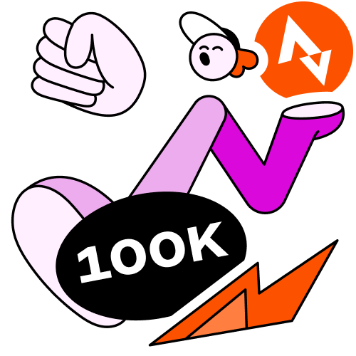 Strava 100k per month